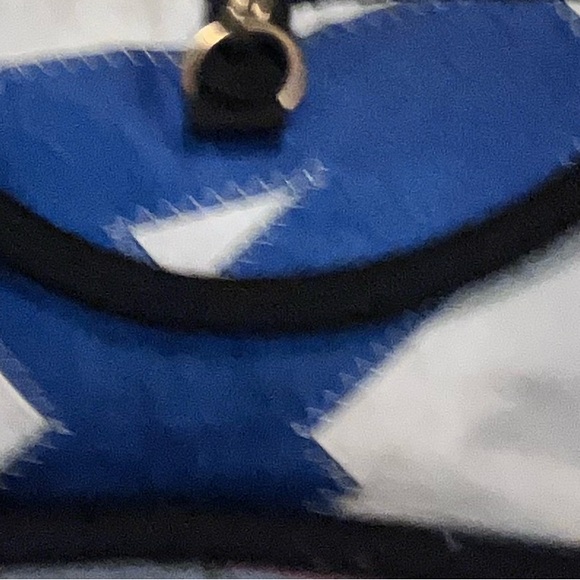 🩵Ella Vickers Sailcloth Shoulderbag💙So Chic n Fun made from up-cycled sails! - Picture 6 of 16